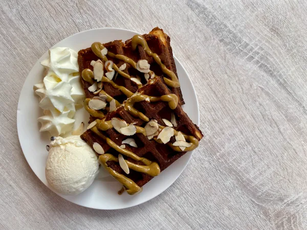 B. Ice Cream, Waffle & Crêpe