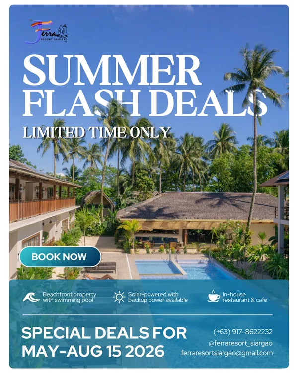 Ferra Resort Siargao — 3